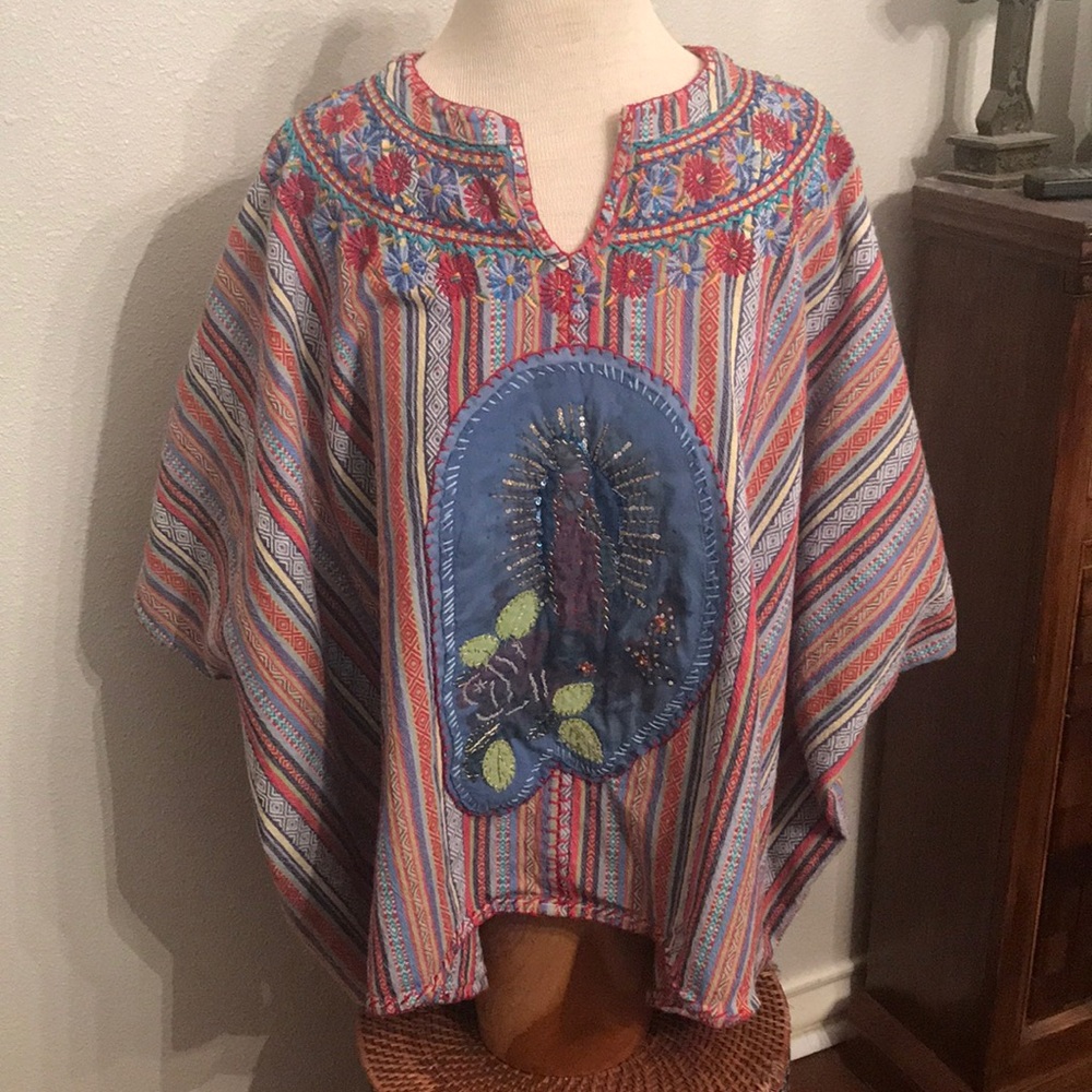 Double D Ranch OOAK custom poncho XL